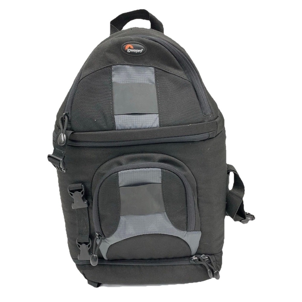 Black Lowepro Slingshot 100 AW Camera Bag Backpack Over the Shoulder Sling Bag